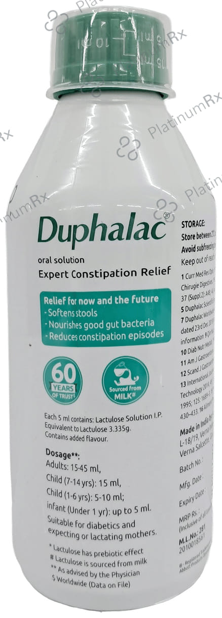 Duphalac Lemon Flavour Oral Solution 450ml