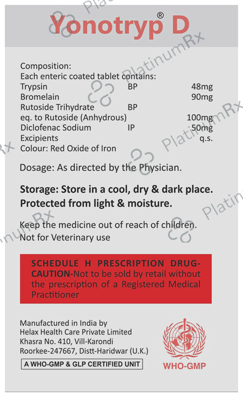 Yonotryp D Tablet 10s