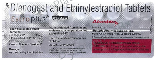 Estroplus 2mg/30mcg Tablet 21s