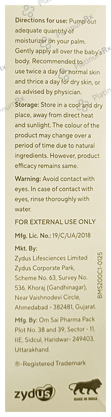 Equals Two Baby Moisturizer 200ml