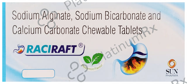Raciraft Peppermint Flavour Chewable Tablet 10s