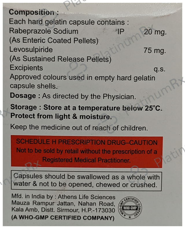 Acivictor L 75/20mg Capsule SR