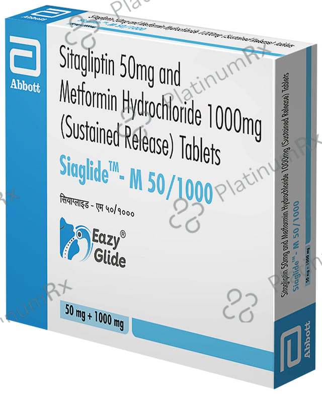 Siaglide M 50/1000 Tablet SR 15s