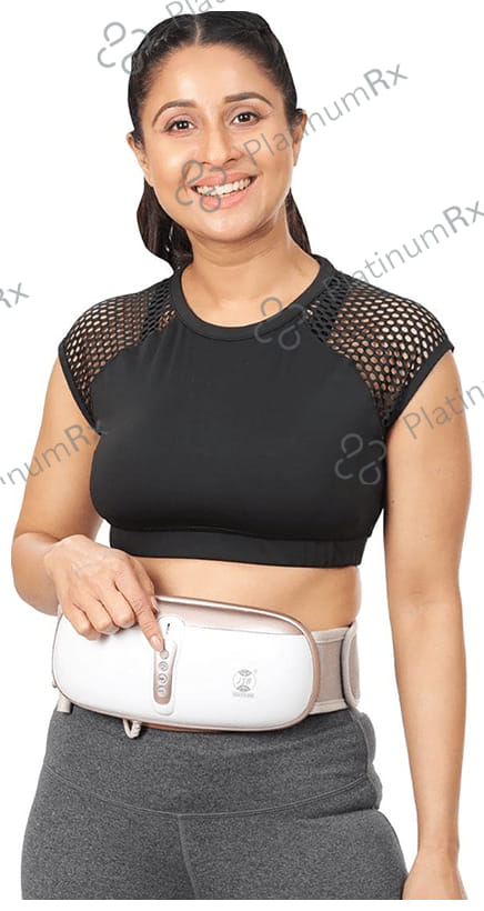 JSB HF59 Oscillatory Slimming Massage Belt with Roller White