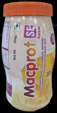 Macprot Protein Sugar Free Kesar Powder 200gm