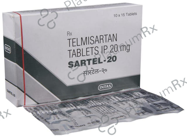 Sartel 20mg Tablet 15s