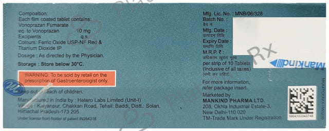 Vonalong 10mg Tablet 10s