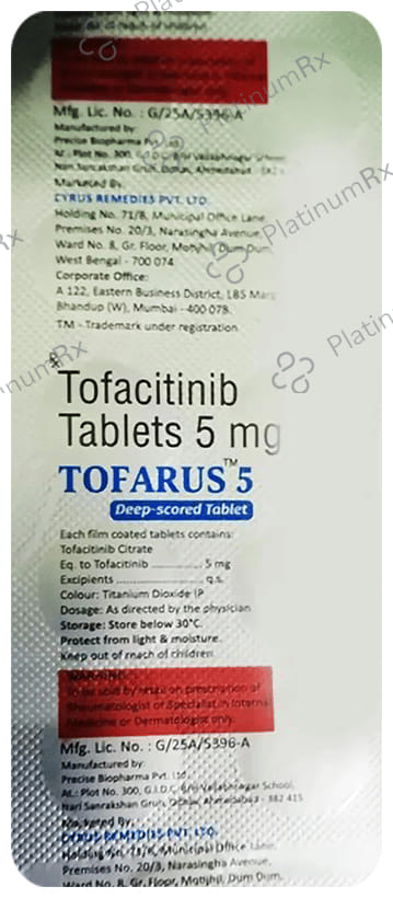 Tofarus 5mg Tablet 10s