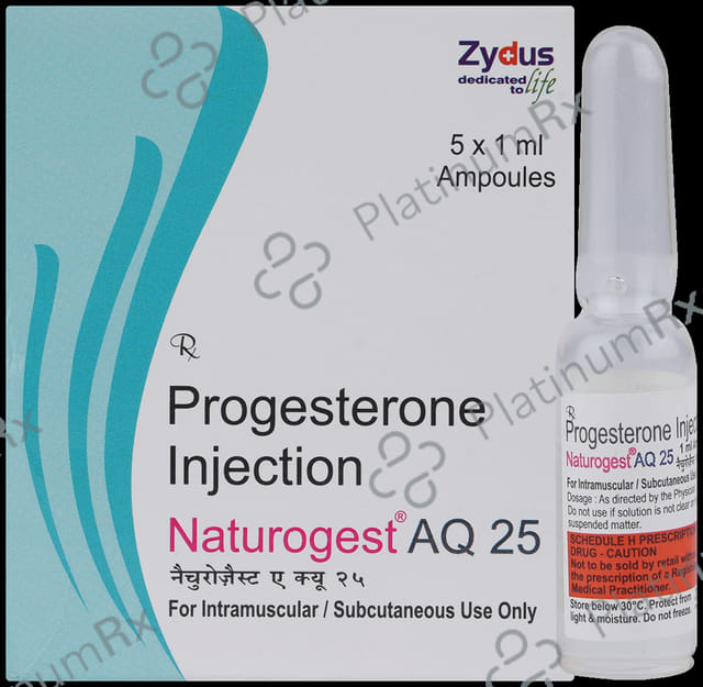 Naturogest AQ 25mg Injection 5X1ml