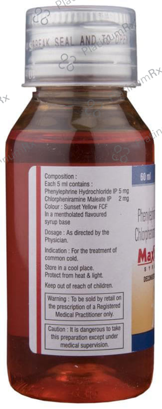 Maxtra 2/5mg Syrup 60ml