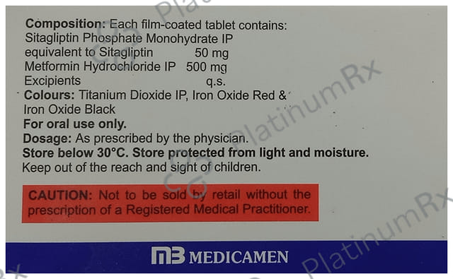 Sitawow M 50/500 Tablet