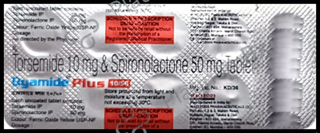 Dyamide Plus 50/10mg Tablet 10s