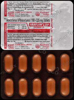 Anaflam XP 100/325mg Tablet 10s