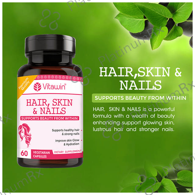 Vitawin Hair, Skin & Nails Vegetarian Capsule