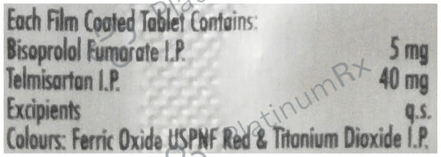 Bisosafe T 5/40mg Tablet 10s