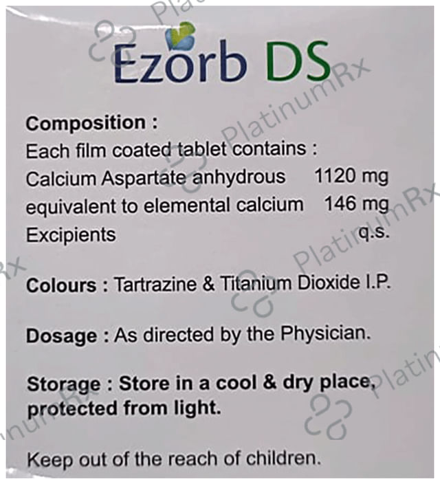 Ezorb DS 1120mg Tablet 15s