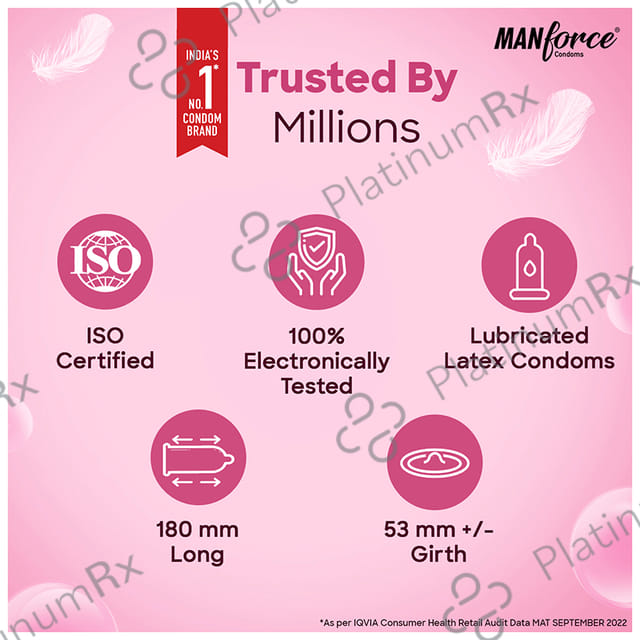 Manforce Ultra Feel Bubblegum Flavour Condom 10s