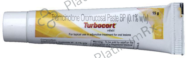 Turbocort 0.1% Oromucosal Paste 15gm