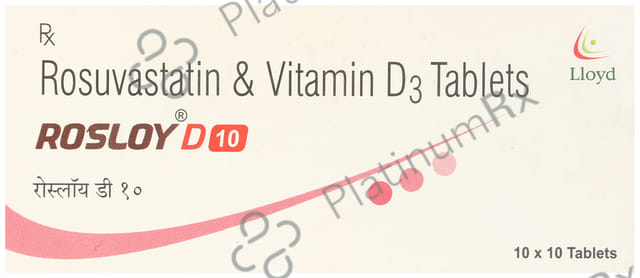 Rosloy D 10/1000IU Tablet 10s