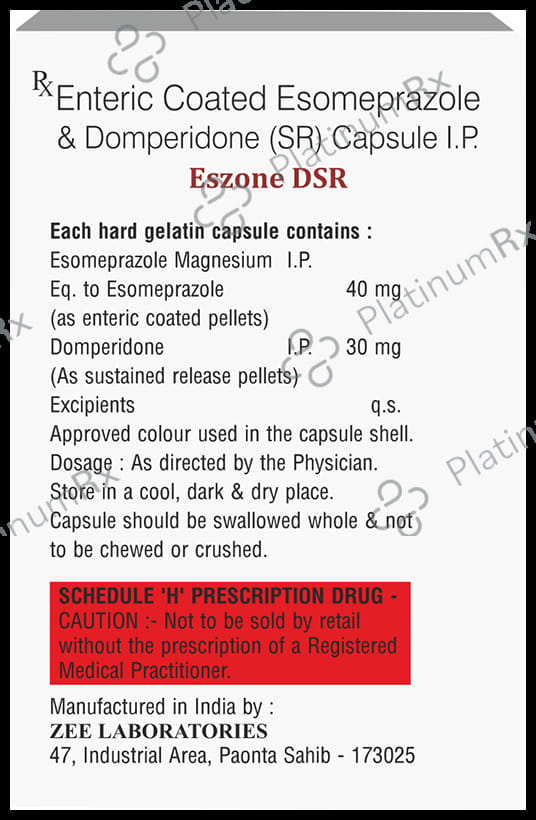 Eszone D 30/40mg Capsule SR 10s