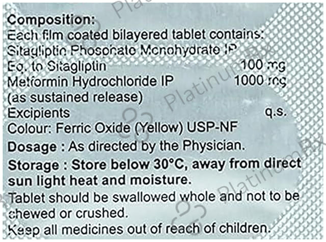 Ctasorin M Forte 100/1000mg Tablet 10s
