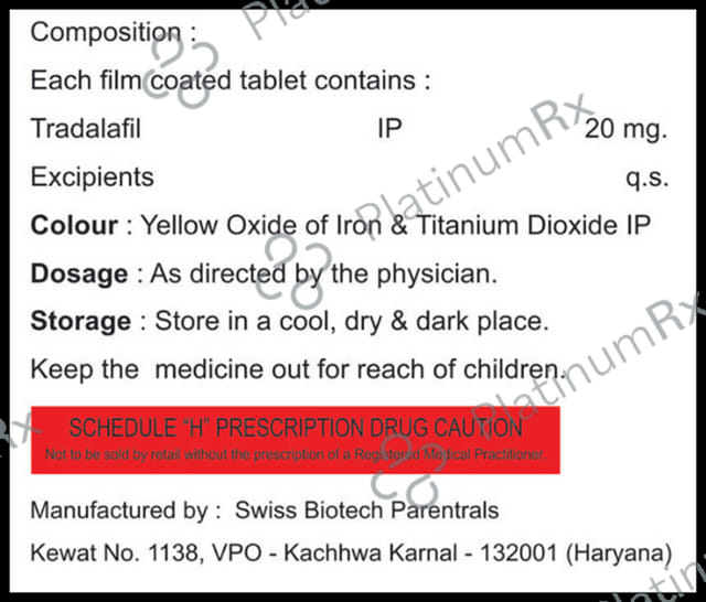 Sensor ON T 20 Tablet