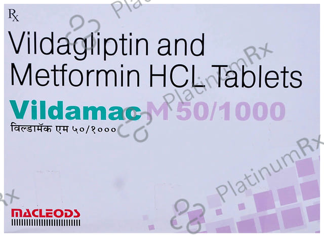 Vildamac M 50/1000mg Tablet 15s