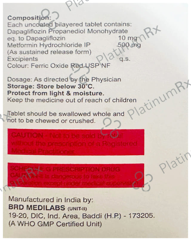 Glydapa M 500mg Tablet SR 15s