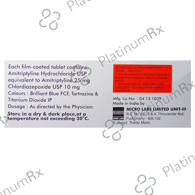 Limbival Forte 25mg/10mg Tablet