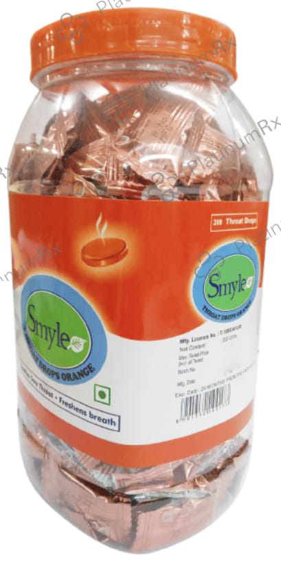 Smyle Throat Drops Orange