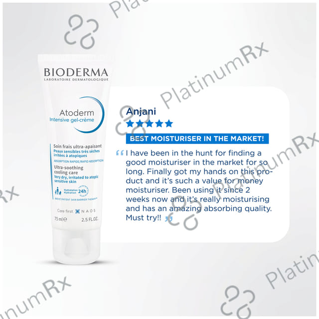 Bioderma Atoderm Intensive Gel Ultra Soothing Cream 75ml