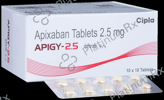 Apigy 2.5mg Tablet 10s