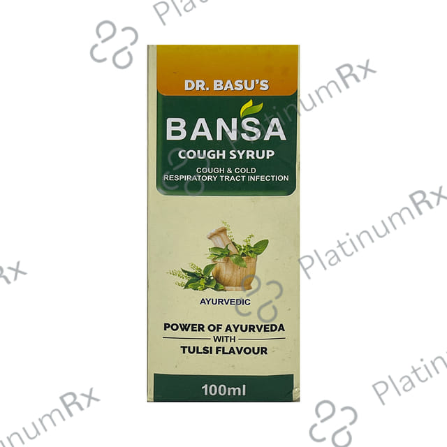 Dr. Basu's Bansa Cough Syrup Tulsi