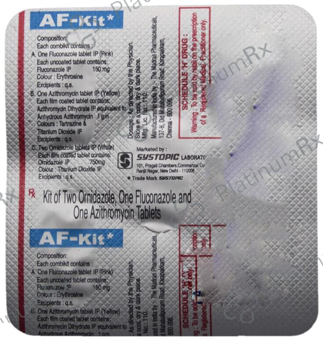 AF Kit 1000/750/150mg Tablet 4s
