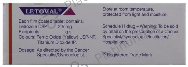 Letoval 2.5mg Tablet 5s