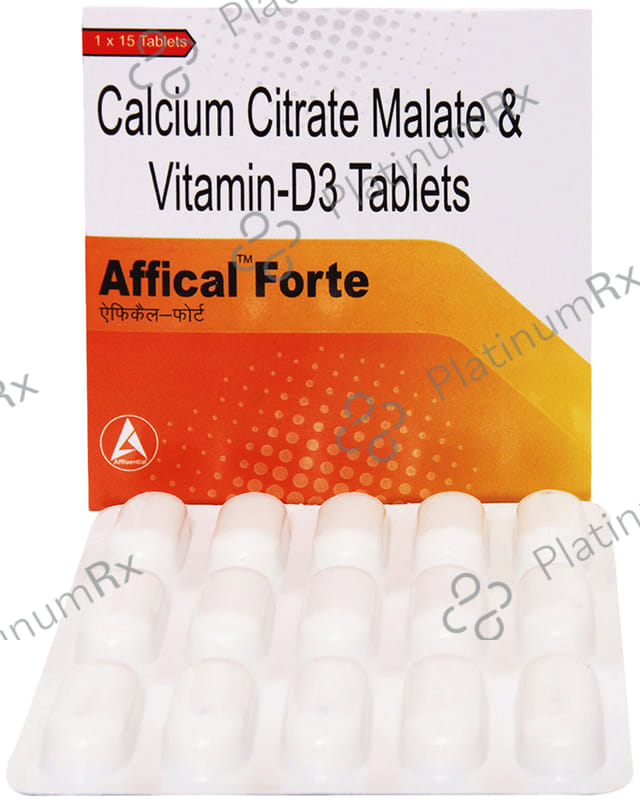 Affical Forte 250mg/1000IU Tablet 15s