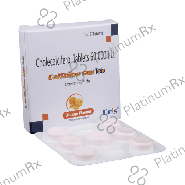 Calshine 60000IU Tablet 7s