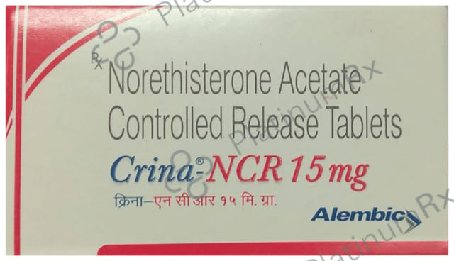 Crina NCR 15mg Tablet 5s