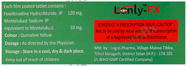 Lonty FX 10mg/120mg Tablet