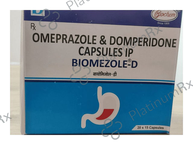 Biomezole D 10/20mg Capsule 15s