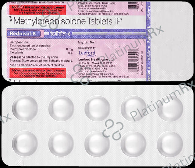 Rednisol 8mg Tablet 10s