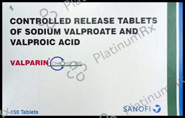 Valparin Chrono 300mg Tablet CR 15s