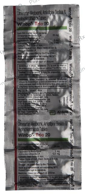 Winbp Trio Tablet 10s