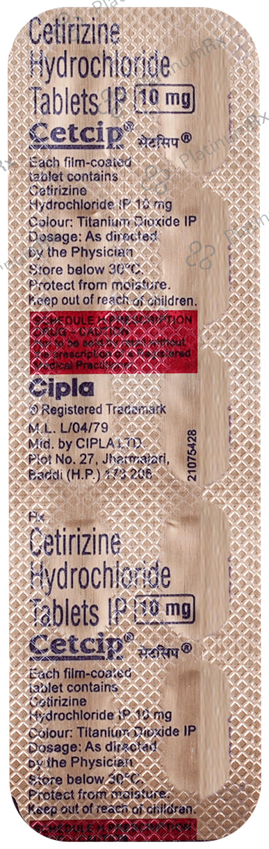 Cetcip 10mg Capsule