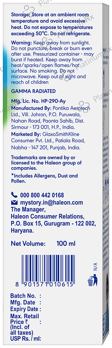 Otrivin Breathe Clean Isotonic Nasal Spray 100ml