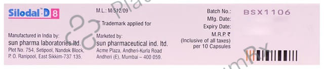 Silodal D 8/0.5mg Capsule 10s