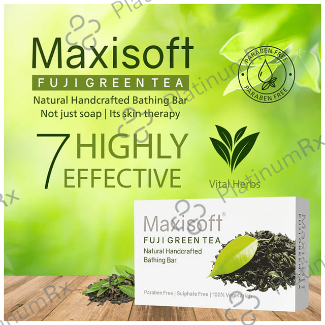 Maxisoft Fuji Green Tea Bathing Bar (75gm Each) 6 units