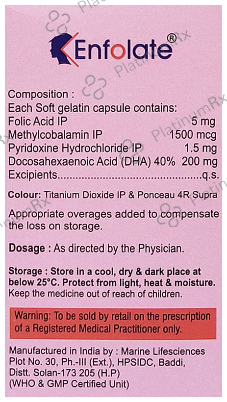 Enfolate Softgel Capsule