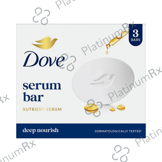 Dove Cream Beauty Bathing Bar for Soft, Smooth & Moisturised Skin (125gm Each)