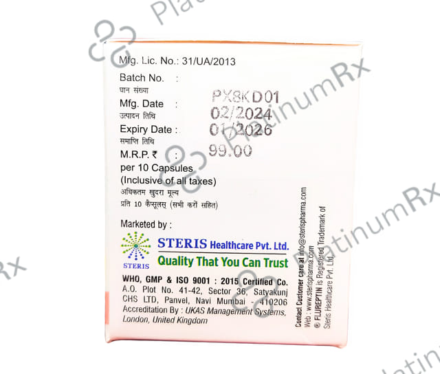 Flureptin 100mg Capsule 10s
